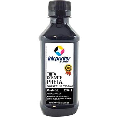 Imagem de Tinta Corante Inkprinter Preta para Hp Série 7000, 8000 (250ml)
