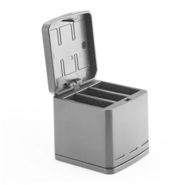 Imagem de Carregador Telesin Triplo Storage Box Caixa para GoPro 5-8