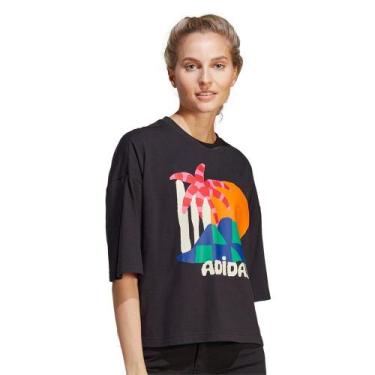 Imagem de Camiseta Adidas X Farm Rio Graphic Feminina