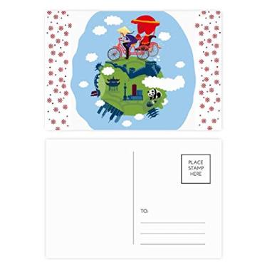 Imagem de Cartão postal chinês The Great Wall Art Natal Celebration Cartão postal Bênção