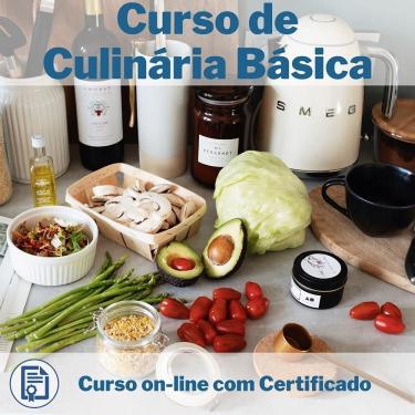 Imagem de Curso Online em videoaula de Culinária Básica com Certificado + 2 brindes