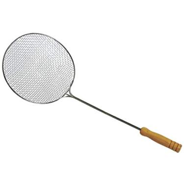 Imagem de Escumadeira cabo de madeira 05 20cm Industrial