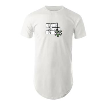 Imagem de Camiseta Long Line Oversized Gta Grand Theft Auto Ref 0302 - Ea Clothe