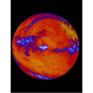 Imagem de 4 x 4 Graph Paper Notebook: Hot Planet image