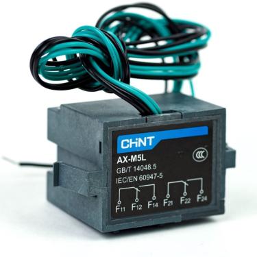 Imagem de Contato Auxiliar P/ Disjuntores NXM800 AX-M5L 1NAF Esquerdo Cód. 946938 – Chint