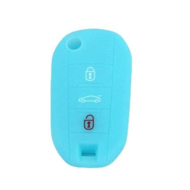 Imagem de CSHU Porta-chaves Flip Porta-chaves do carro Tampa Porta-chaves Anel Bolsa para chaves, adequado para Peugeot 508 301 2008 3008 408 4008 308 Citroen C4 CACTUS C5 C3 C4L, 13