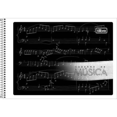 Imagem de Caderno De Música Pequeno 48 Folhas - Tilibra