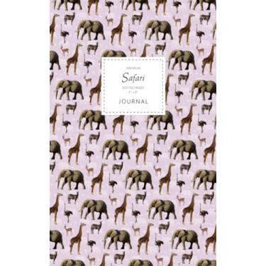Imagem de Safari Journal - Páginas pontilhadas - 5 x 8 - Premium: (Edição Violeta) Animal Journal 96 páginas de grade de pontos (5 x 8 polegadas / 12,7 x 20,3 cm / Bloco jurídico júnior / Quase A5)