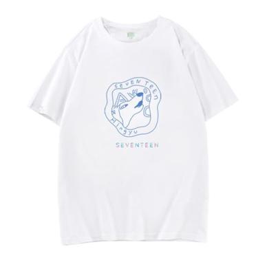 Imagem de Camiseta Seventeen Japan Dome Tour Concert Star Style Support Camiseta estampada algodão camisetas tamanho grande, Mingyu, G