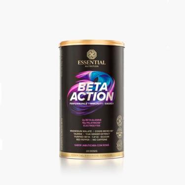 Imagem de Beta Action - Pré Treino Sem Cafeína - Sabor Jabuticaba com Româ (630g) - Essential Nutrition