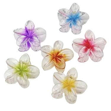 Imagem de Kit 3 Piranha Presilha Prendedor Pregador de Cabelo Flor Colorida Pequena