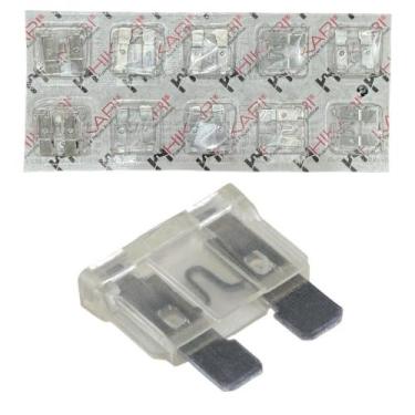 Imagem de Fusível Lâmina Automotivo Cartela com 10 unidades Hikari, 25A - Transp