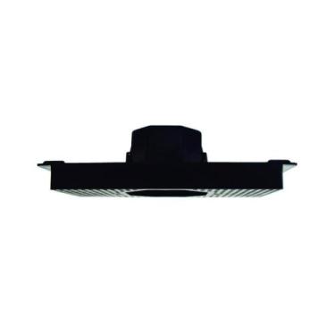 Imagem de Kit 4 Caixa De Luz Sextavada Simples Com Suporte Preta 30cm - GERPLAST
