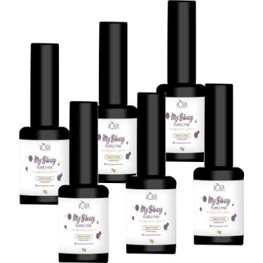 Imagem de 6UN Esmalte Em Gel My Glossy Purple Pink 9g Volia