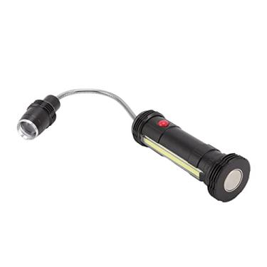 Imagem de Lanterna LED Luzes Magnéticas de Liga de Alumínio para Churrasqueira Com Lâmpada Lateral Zoomable Lâmpadas de Trabalho LED Resistentes à água e Ao Calor Com Pescoço de Ganso