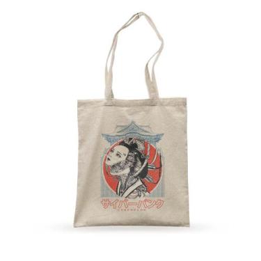 Imagem de Ecobag Cyberpunk Geisha Studio Geek