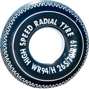 Imagem de Bóia Inflável Redonda Preta 90CM - para Jovens e Adultos - MOR