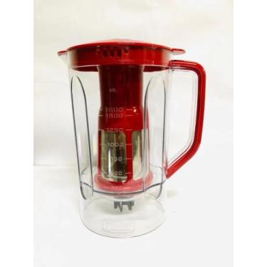 Imagem de Copo Liquidificador Mondial L-850/l-900 Com Filtro/tampa Red