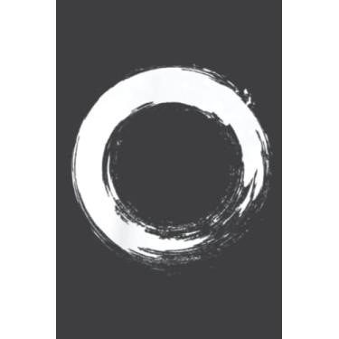 Imagem de Enso Circle Zen Japanese Aesthetics Free Mind Meditation Fun: Lined Journal & Diary for Writing & Notes for Girls and Women, Memo Diary Subject Notebooks Planner, 6"x9"