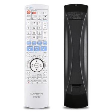Imagem de Controle remoto de substituição EUR7659Y70 adequado para gravador de DVD VCR Panasonic DMRES46 DMRES35 DMRES45V DMRES35V DMR-ES45 DMR-ES46 DMR-ES35 DMR-ES45V DMR-ES35V DMR-ES36V DMR-ES45VS DMR-ES46V