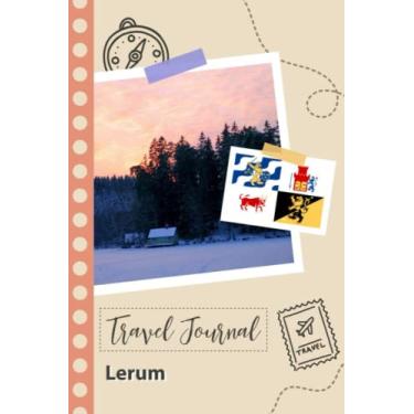 Imagem de Lerum Travel Journal: A Fun Travel Planner to Record your Trip to Sweden for Couples, Men, and Women with Prompts and Checklists.