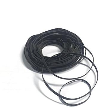 Imagem de 35 peças (40-135 mm) 2 mm de largura misturada de fita cassete de borracha para DVD Drive, Xbox 360, reparo de reconstrução de correia plana comum