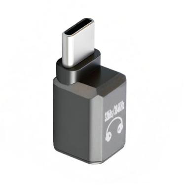 Imagem de NFHK Adaptador USB C para conector de fone de ouvido de 3,5 mm suporta qualidade de som HiFi de alta resolução 32bits 384KHz com chip DAC