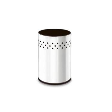 Imagem de Cesto De Lixo Brinox Decorline Gamma 9,4 Litros Ø 20 x 29 cm Aço Inox