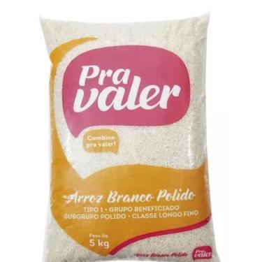 Imagem de Arroz Agulhinha Tipo 1 Pra Valer Pacote 5kg
