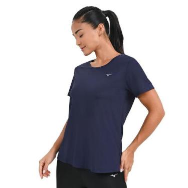 Imagem de Camiseta de Corrida Feminina Mizuno Pro Uv, Azul, P