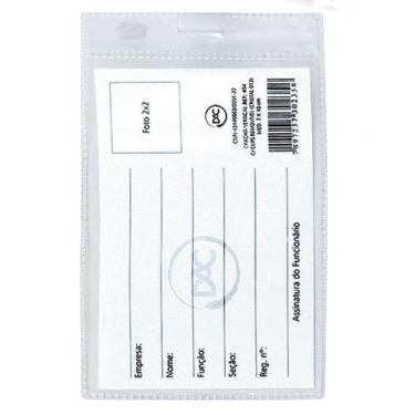 Imagem de Crachá Sem Presilha Vertical 7x10 Dac 50 Unidades