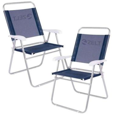 Imagem de Cadeira de Praia e Piscina em Alumínio Master Plus 120 Kg 2 Uni ZELT