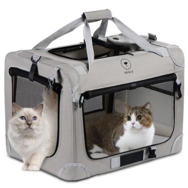 Imagem de Transporte para Gatos PEGIC Extra Grande - Portátil para 2 Gatos com L