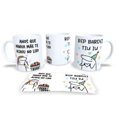 Imagem de Caneca de Porcelana Personalizada Flork Frases Engraçadas, Divertidas 