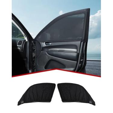 Imagem de JeCar Protetor solar de tela de tela frontal para janela lateral compatível com Dodge Durango 2011+