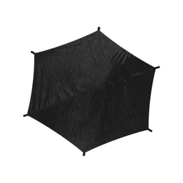 Imagem de UGPLM Trampoline Top Cover Protection Black Oxford Pano Fácil de instalar Auxidário Canopy ao ar livre para 6 poloneses ao ar livre Trampolim