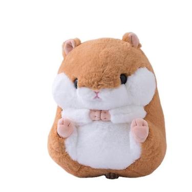 Imagem de Conjuntos de presente de bebê 18 cm fofo hamster brinquedo de pelúcia macio travesseiro de pelúcia kawaii boneca de pelúcia animal de rato de pelúcia