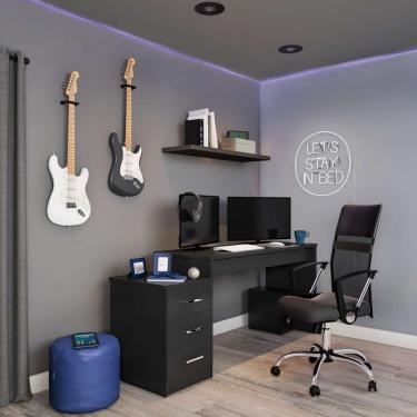 Imagem de Cadeira de Escritório Diretor Giratória Reliance com Braços Preta