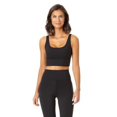 Imagem de Anne Cole Top de sutiã feminino, Preto, P