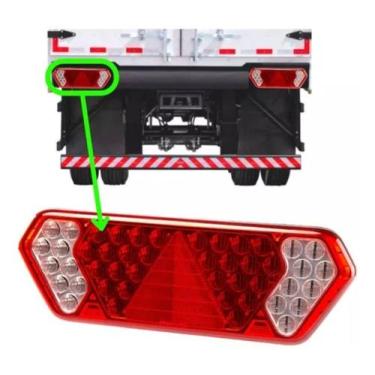 Imagem de Lanterna Traseira Guerra Bivolt Led Caminhão Carreta - G.L.R INDUSTRIA