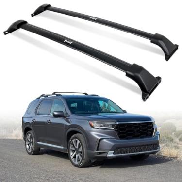 Imagem de AUXPACBO Rack de teto atualizado de 150 kg adequado para Pilot 2023 2024 2025 barras transversais para porta-bagagens, suporte de caiaque, suporte de bicicleta, barras transversais