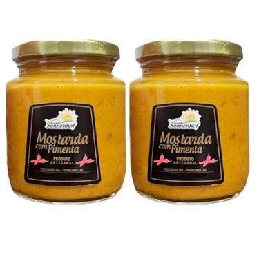 Imagem de Kit com 2 Molho de Mostarda com Pimenta 260g - Fazenda Sonnenhof