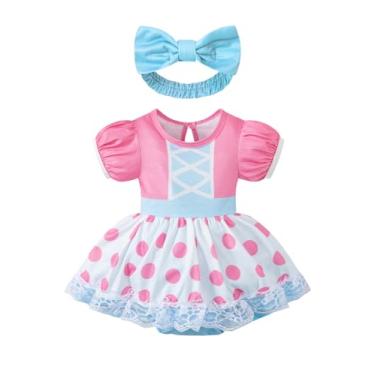 Imagem de bakjuno Fantasia infantil de princesa para meninas, vestido de Halloween com faixa de cabeça, #15, 12-18 Meses