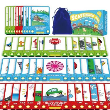 Imagem de SpriteGru 50PCS Travel Scavenger Hunt Card Game, Road Trip Car Games Fun Eye Find & Seek Card Game Funny Activity for Activities for Family Vacations, Road Trips and Car Rides, Ages 4 and Up