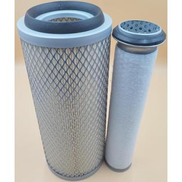 Imagem de Struggling Kit de filtro de ar externo interno 3824032M1 1805045M1 1688092M2 1670260M1 compatível com trator Massey Ferguson 20B 20D 20E 20F 230 240 250 30E compatível com Ford 2000 21000 LCG 2300 A