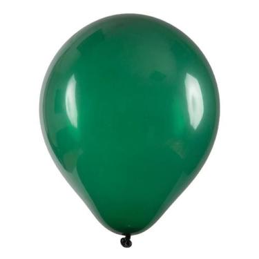 Imagem de Balão de Festa Redondo Profissional Látex Liso - Verde Musgo - Art-Lat