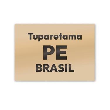 Imagem de Imã de Geladeira Tuparetama Pernambuco MDF 8x5 para Turismo