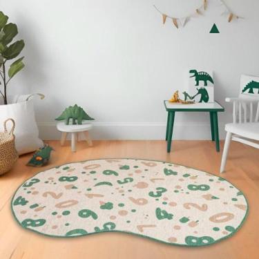 Imagem de Tapete Infantil Antiderrapante São João Natural / Verde / Bege