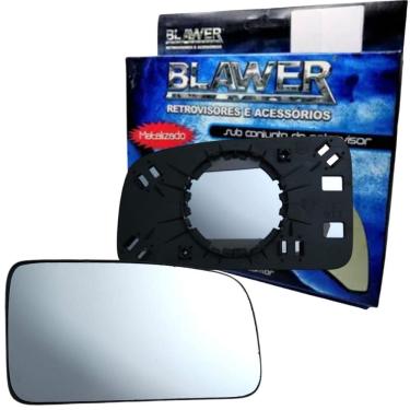 Imagem de 97006 - Vidro Espelho Retrovisor Lado Direito Com Base Santana Quantum 1991 a 1996 - Blawer