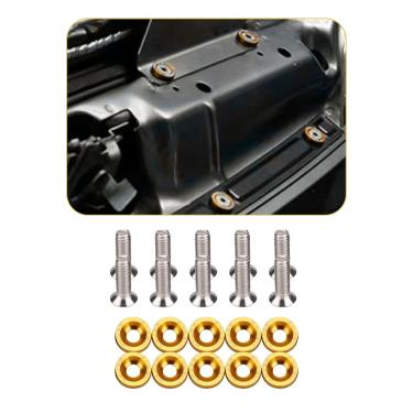 Imagem de Trava Para-choque Anilha Amarelo Estilo BR